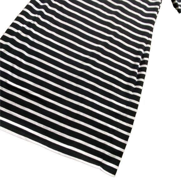 Allison Brittney Petite Womens Striped 3/4 Sleeve Dress-Size Petite Small-GUC - Picture 2 of 7